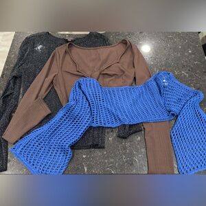 Set of 3 Long Sleeve Tops